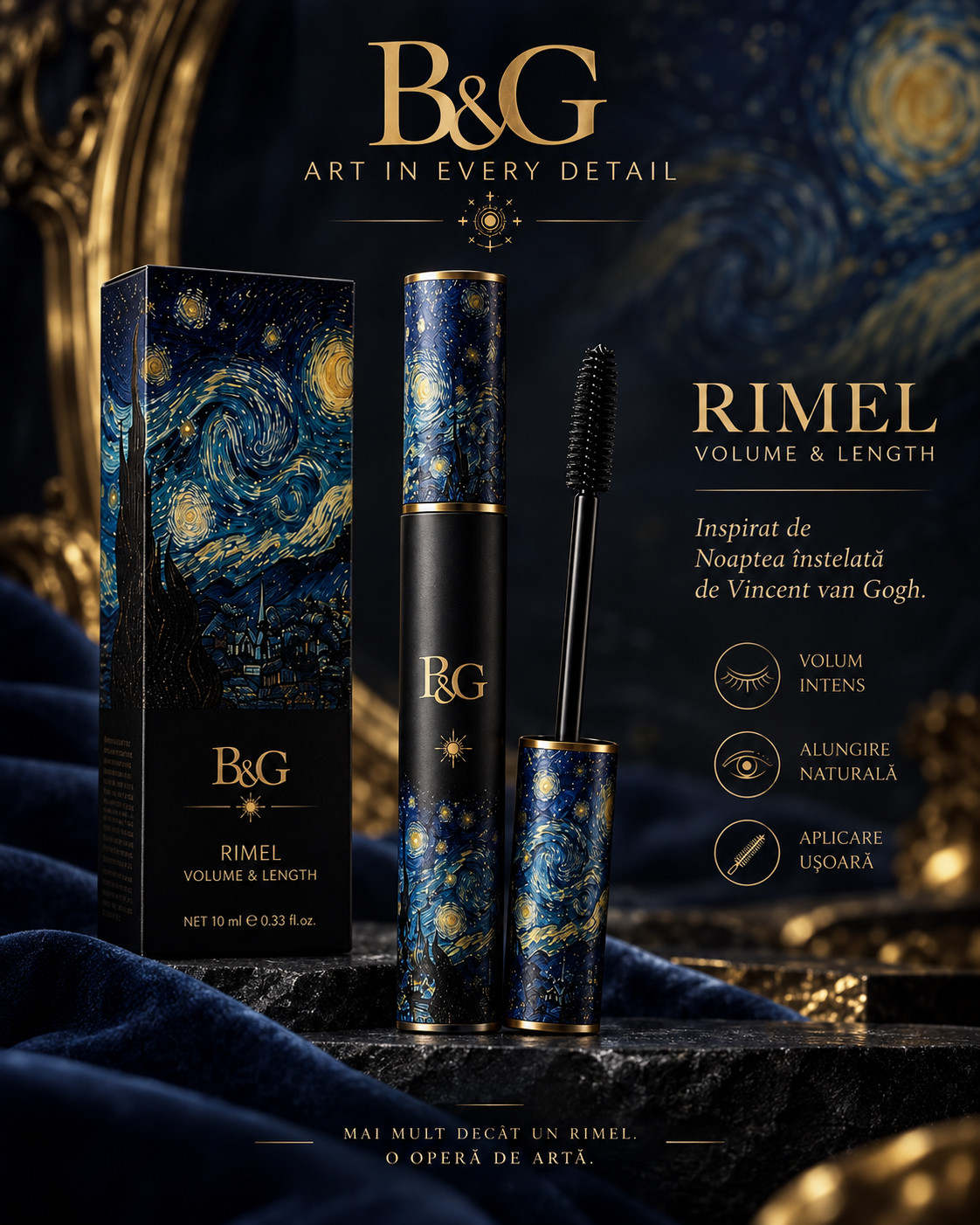 B&G Starry Night mascara design with wand